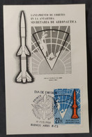 Día De Emisión – Primer Aniversario Operación Matienzo - Lanzamiento Cohetes Antártida Argentina - 19/2/1966 - Carnets