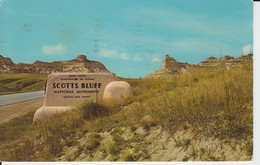 Entrance Pylon Scotts Bluff National Monument. Nebraska. USA ,Oregon Trail And Mormon Trail 2 Sc - Altri & Non Classificati