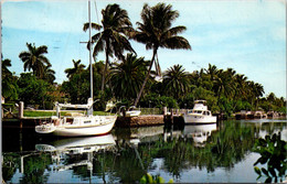 Florida Fort Lauderdale Boats Along A Waterway 1979 - Fort Lauderdale