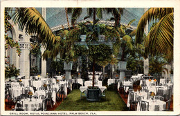 Florida Palm Beach Hotel Royal Poinciana Grill Room 1924 Curteich - Palm Beach