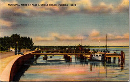 Florida Pass-A-Grille Beach Municipal Piers 1945 - St Petersburg