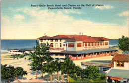 Florida Pass-A-Grille Beach Hotel And Casino Curteich - St Petersburg