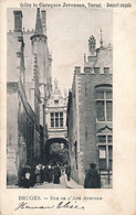 CPA - Belgique - Bruges - Brugge - Rue De L'Ane Aveugle - Précurseur - Animé - VED - Caraques Joveneau - Hotel - Brugge