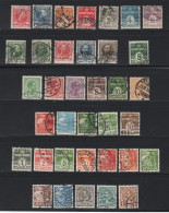 DANMARK, Danemark, 75 Timbres Différents Oblitérés, - Collections