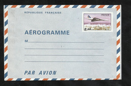 France Aérogramme 1007-AER Avion Concorde Survolant Paris 2,35 F Neuf B/ TB  Voir Scans  Soldé ! ! ! - Aérogrammes