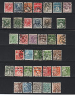 DANMARK, Danemark, 78 Timbres Différents Oblitérés, - Lotes & Colecciones