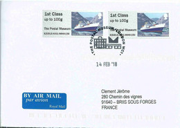 Vignette De Distributeur - ATM - IAR - Bateau RMS St Helena - FDC - Post & Go (automaten)