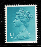 Ref 1587 - GB Machins - Scarce 1/2p Sideband On Left - Ex Wedgwood Book MNH - Nuovi