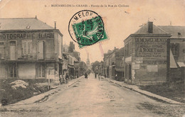 CPA - France - Mourmelon-le-Grand - Entrée De La Rue De Châlons - Animé - Oblitéré Mourmelon-le-Grand 1910 - - Mourmelon Le Grand