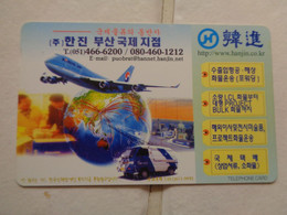 Korea,South Phonecard - Aviones