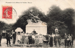 CPA - France - Monument De La Défense De Verdun 1870 - 1871 -  J. Chol - Animé - Oblitéré Landerneau 1909 - Verdun