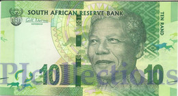 SOUTH AFRICA 10 RAND 2012 PICK 133 AU - Suráfrica