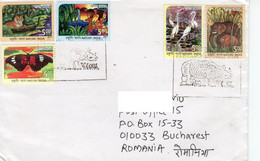 INDIA 2018: FAUNA, Cover Sent To Romania - Registered Shipping! - Gebraucht