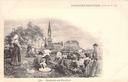 CPA FRANCE - 56 - Bretons Au Pardon - 181-  Collection E Harmonie - Bretagne - Précurseur Dos Non Divisé - Hennebont