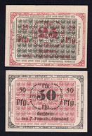 2x Erbendorf: 25 Pfg. + 50 Pfennig O.D. - J. Ponnath - Sammlungen