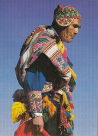 CARTOLINA  CUSCO,PERU,RAQCHI-DANSEUR DU FESTIVAL,BOLLO STACCATO,VIAGGIATA 1988 - Pérou