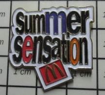 1422 Pin's Pins / Beau Et Rare / McDonald's / SUMMER SENSATION - McDonald's