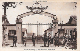 BRON ( 69 ) -  Entrée Du Camp Du 35e Régiment D' Aviation - Bron