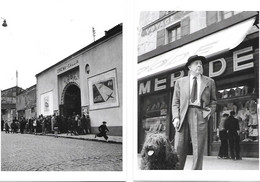 2 Cartes DOISNEAU Banlieusards Cinéphiles - Rue Jacques Prévert - Doisneau