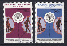 REPOBLIKA DEMOKRATIKA MALAGASY FAO PAOSITRA 1981 - COPPIA FRANCOBOLLI - Autres & Non Classés