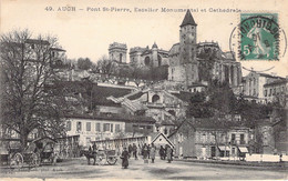 CPA FRANCE - 32 - AUCH - Pont Saint Pierre - Escalier Monumental Et Cathédrale - 49 Frézignac Auch - Auch