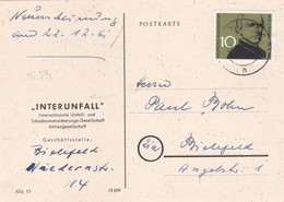 Germania-intero  POSTALE 1961 - Postales Privados - Usados