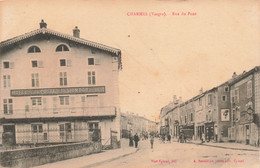 CPA - France - Charmes - Rue Du Pont - Visé Epinal 347 - Photo Edit. A. Bouteiller - Hôtel De La Poste Et Du Liondor - Charmes