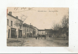 NOGARO (GERS) PLACE JEANNE D'ARC  (MAGASIN E BROQUA COMMERCES POSTE ET PETITE ANIMATION) 1906 - Nogaro