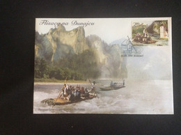 FDC POLOGNE 2004 Radeau Sur Rivière DUNAJEC Emission Commune SLOVAQUIE Rafting On River Yv 3899 Mi 3149 - FDC