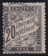 France   .   Yvert   .    Taxe  17       .       O         .       Oblitéré - 1859-1959 Used