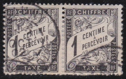 France   .   Yvert   .    Taxe  10 Paire    .       O         .       Oblitéré - 1859-1959 Gebraucht