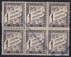 France   .   Yvert   .    Taxe  10   6x     .       O         .       Oblitéré - 1859-1959 Used