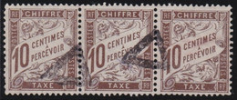 France   .   Yvert   .    Taxe  29  3x     .       O         .       Oblitéré - 1859-1959 Usados