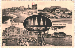 CPA Carte Postale Belgique Knokke Souvenir De Knokke Albert Plage  Multi Vues 1952  VM61725 - Knokke