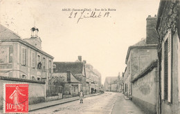 CPA - France - Ablis - Rue De La Mairie - Animé - Charette - Datée Du 28 Juillet 1908 - Ablis