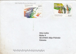 GOOD DENMARK Postal Cover To ESTONIA 2013 - Good Stamped: Fairy Tales - Briefe U. Dokumente