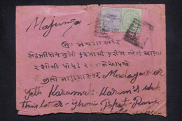 INDES ANGLAISES - Enveloppe Pour Majunga ( Madagascar ) En 1902, Affranchissement Victoria - L 137593 - 1882-1901 Keizerrijk