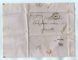 TB 3823 - 1844 - LAC - Lettre De Mr ? à ROANNE Pour Me COMMERSON Notaire à CHAROLLES - 1849-1876: Période Classique