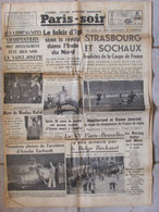 Journal Paris Soir (5 Avril 1937) Foot Strasbourg Et Sochaux - Amelia Earhardt - Paris-Bruxelles - Informations Générales