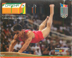 Romanian Gymnast Postcard Marian Dragulescu 2004 Athens Olympic Games - Sportifs