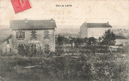 CPA - France - Leyr - Gare - Oblitéré Leyr 1907 - Café De L'Est - Other & Unclassified