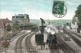 CPA - France -Toul - Gare Vue Intérieure - Edition L.V. & Cie - Coloré - Oblitéré Toul 1911 - Train - Gare - Toul