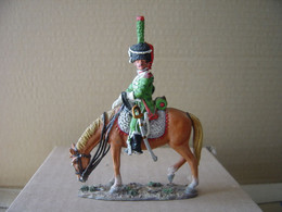 Chasseur, 2e Régiment De Chasseurs, Italie 1812, Cavaliers Des Guerres Napoléoniennes, Figurine De Collection - Militaires