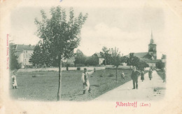 Albestroff ( Lorr. ) * CPA * Village Villageois - Albestroff