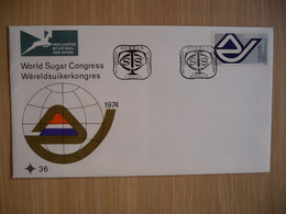 (5)  South Africa RSA FDC - 1974 - World Sugar Congress - Lettres & Documents