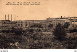 THOUROTTE - Glacerie De Chantereine - Vue Générale. Fonderie,Central électrique   2 Scans  Bon état - Thourotte