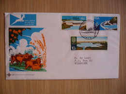 (5) South Africa RSA FDC -1972 The Orange River Project With Cachet - Briefe U. Dokumente