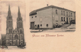 Gruss Aus Münster Lothr. * 2 Vues * Villageois - Andere & Zonder Classificatie