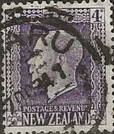 NEW ZEALAND 1915 King George V - 4d. - Violet FU - Gebraucht