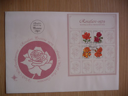 (5)  South Africa 1979 FLOWERS ROSES M-s FDC - Afrique Du Sud Afrika RSA Sudafrika - Covers & Documents